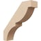 Ekena Millwork 3-inch W x 12-inch D x 12-inch H Valencia Rough Cedar Woodgrain TimberThane Knee Brace, Primed BRCUR03X12X12VALRCPR - alternate 1